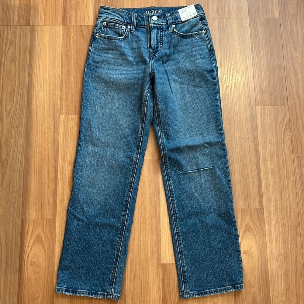 J.Crew High-rise '90s classic straight jean in Rouses wash